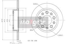 Brzdový kotouč MAXGEAR 19-1934