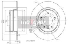 Brzdový kotouč MAXGEAR 19-1939