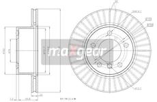 Brzdový kotouč MAXGEAR 19-1940