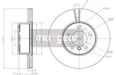 Brzdový kotouč MAXGEAR 19-1941