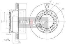 Brzdový kotouč MAXGEAR 19-1942