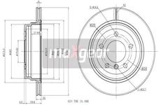 Brzdový kotouč MAXGEAR 19-1947
