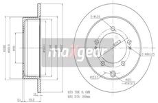 Brzdový kotouč MAXGEAR 19-1948