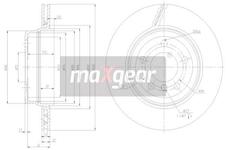 Brzdový kotouč MAXGEAR 19-1949