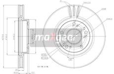Brzdový kotouč MAXGEAR 19-1951