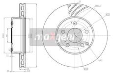 Brzdový kotouč MAXGEAR 19-1953