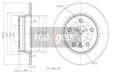 Brzdový kotouč MAXGEAR 19-1960