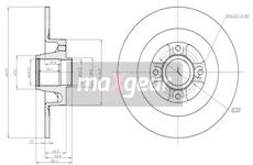 Brzdový kotouč MAXGEAR 19-1968