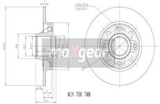 Brzdový kotouč MAXGEAR 19-1969