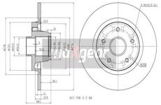 Brzdový kotouč MAXGEAR 19-1974