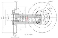 Brzdový kotouč MAXGEAR 19-1976