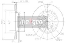 Brzdový kotouč MAXGEAR 19-2003