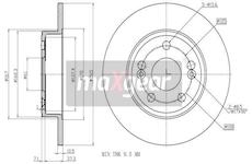 Brzdový kotouč MAXGEAR 19-2004