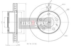 Brzdový kotouč MAXGEAR 19-2007