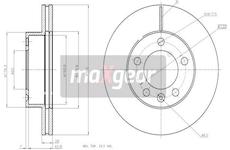 Brzdový kotouč MAXGEAR 19-2009