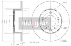 Brzdový kotouč MAXGEAR 19-2010
