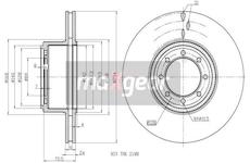 Brzdový kotouč MAXGEAR 19-2016