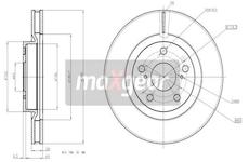 Brzdový kotouč MAXGEAR 19-2196