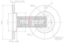 Brzdový kotouč MAXGEAR 19-2217