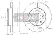 Brzdový kotouč MAXGEAR 19-2218