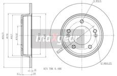 Brzdový kotouč MAXGEAR 19-2224