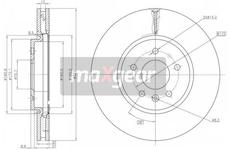 Brzdový kotouč MAXGEAR 19-2229