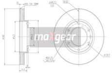 Brzdový kotouč MAXGEAR 19-2231