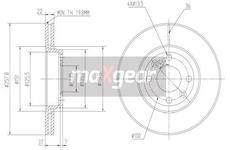 Brzdový kotouč MAXGEAR 19-2232