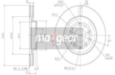 Brzdový kotouč MAXGEAR 19-2247