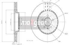 Brzdový kotouč MAXGEAR 19-2251