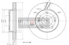 Brzdový kotouč MAXGEAR 19-2270
