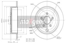 Brzdový kotouč MAXGEAR 19-2271