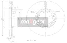 Brzdový kotouč MAXGEAR 19-2272