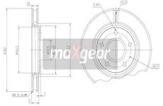 Brzdový kotouč MAXGEAR 19-2274