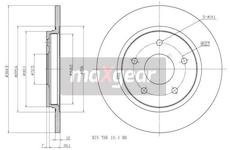 Brzdový kotouč MAXGEAR 19-2275