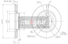 Brzdový kotúč MAXGEAR 19-2301