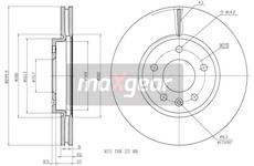 Brzdový kotouč MAXGEAR 19-2332