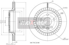 Brzdový kotúč MAXGEAR 19-2335