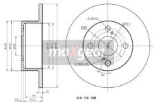 Brzdový kotouč MAXGEAR 19-2344