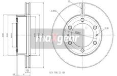 Brzdový kotouč Maxgear 19-2350