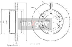 Brzdový kotouč MAXGEAR 19-2350