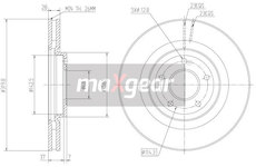 Brzdový kotouč MAXGEAR 19-2364