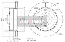 Brzdový kotouč MAXGEAR 19-2370