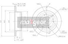 Brzdový kotouč MAXGEAR 19-2372