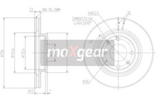 Brzdový kotouč MAXGEAR 19-2376MAX