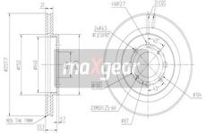 Brzdový kotouč MAXGEAR 19-2400