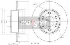 Brzdový kotouč MAXGEAR 19-2404