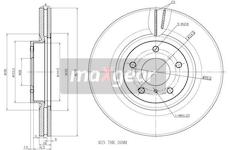 Brzdový kotouč MAXGEAR 19-2407