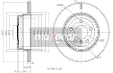 Brzdový kotouč MAXGEAR 19-2411