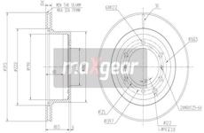 Brzdový kotouč MAXGEAR 19-2438